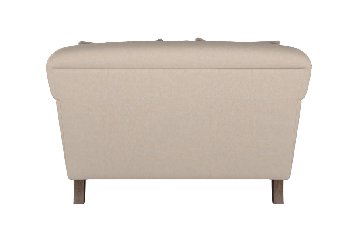 Deni Large Footstool - Brera Linen Pebble