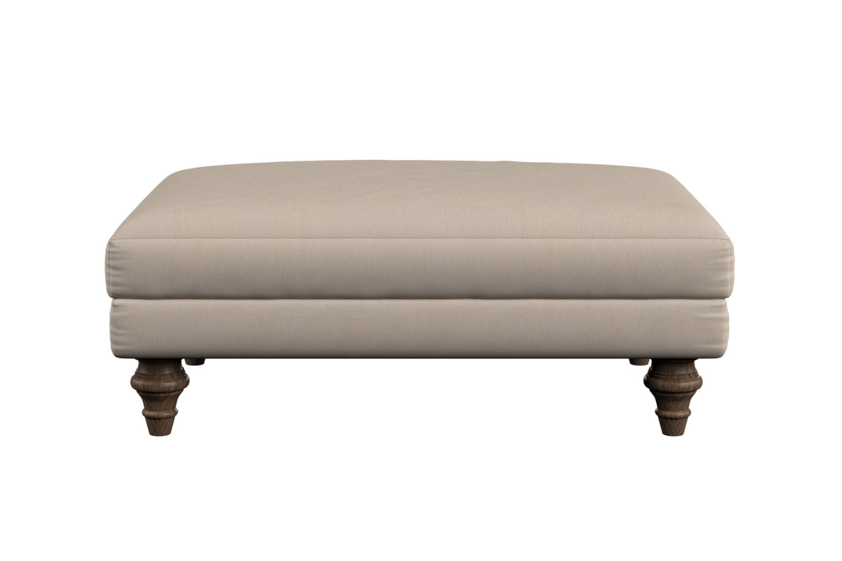 Deni Large Footstool - Brera Linen Sage