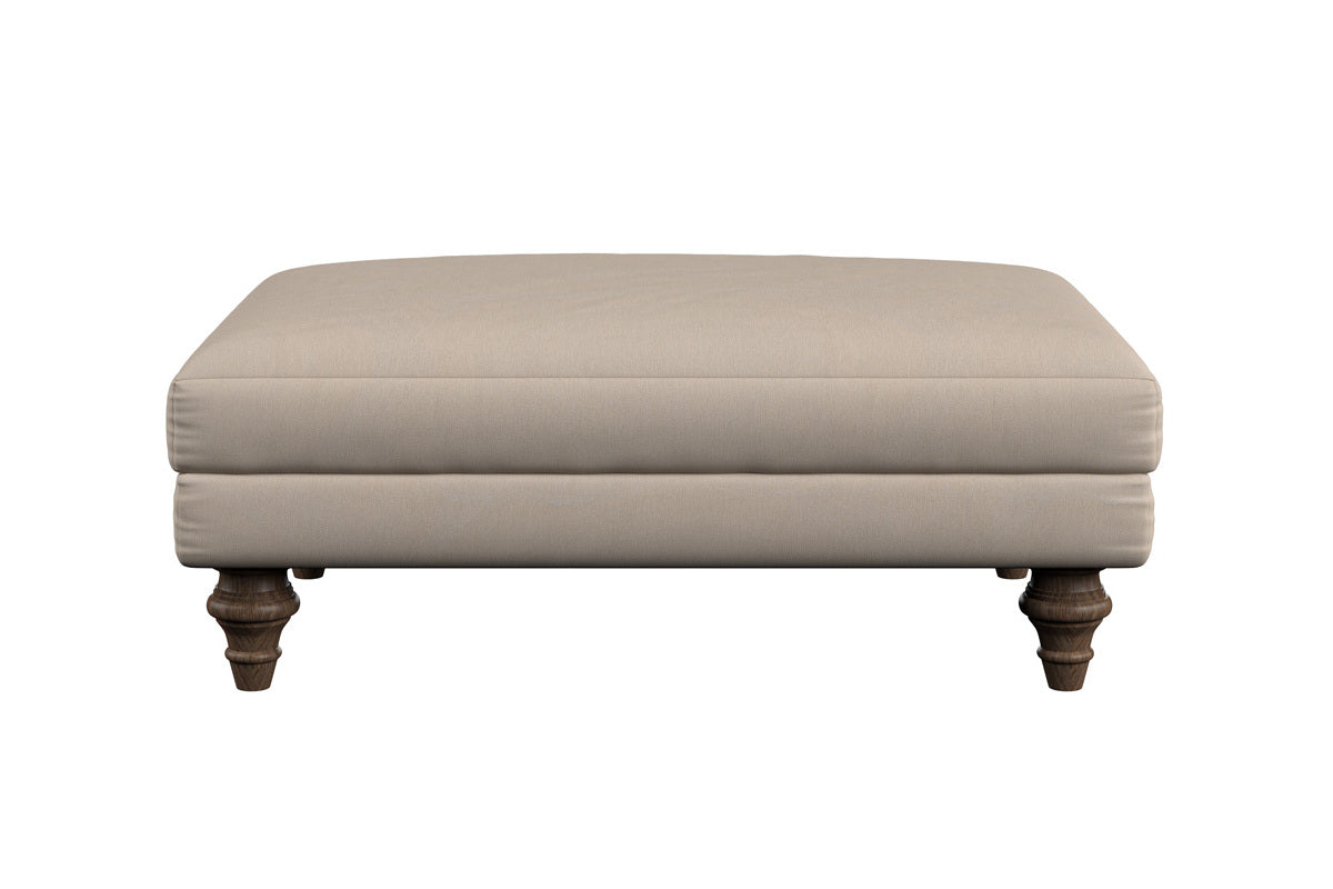 Deni Large Footstool - Brera Linen Sage