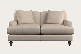 Deni Small Sofa - Recycled Cotton Natural-MAKE TO ORDER-Nkuku