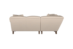 Deni Large Left Hand Chaise Sofa - Brera Linen Chestnut