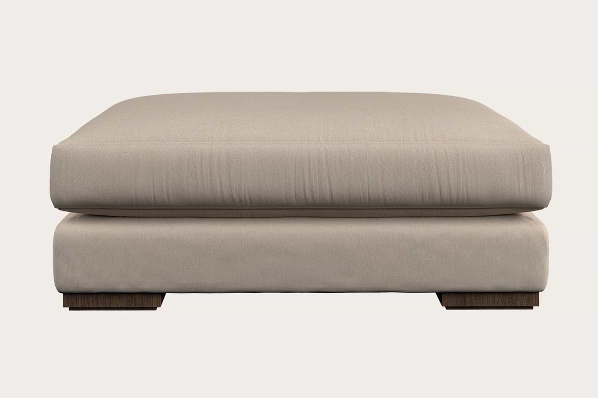 Deni Large Left Hand Chaise Sofa - Brera Linen Indigo-MAKE TO ORDER-Nkuku