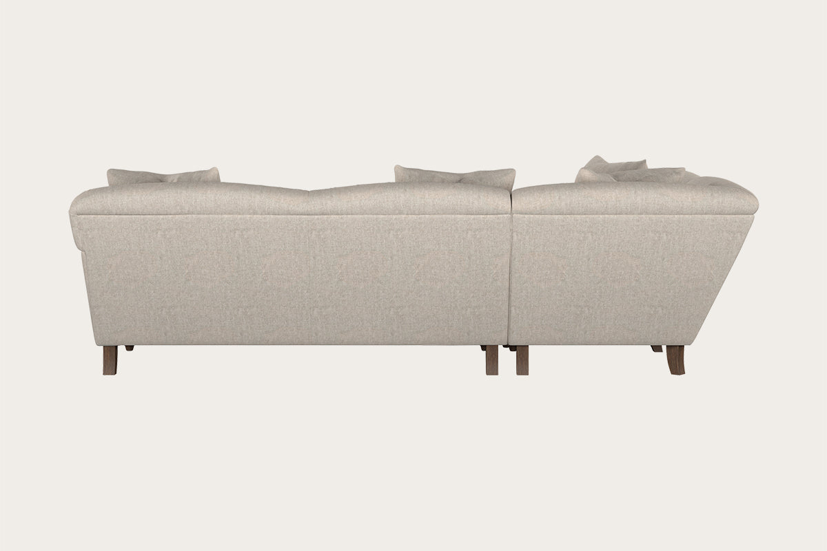 Deni Large Right Hand Corner Sofa - Brera Linen Natural