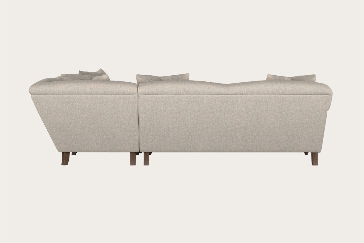 Deni Large Left Hand Corner Sofa - Brera Linen Natural