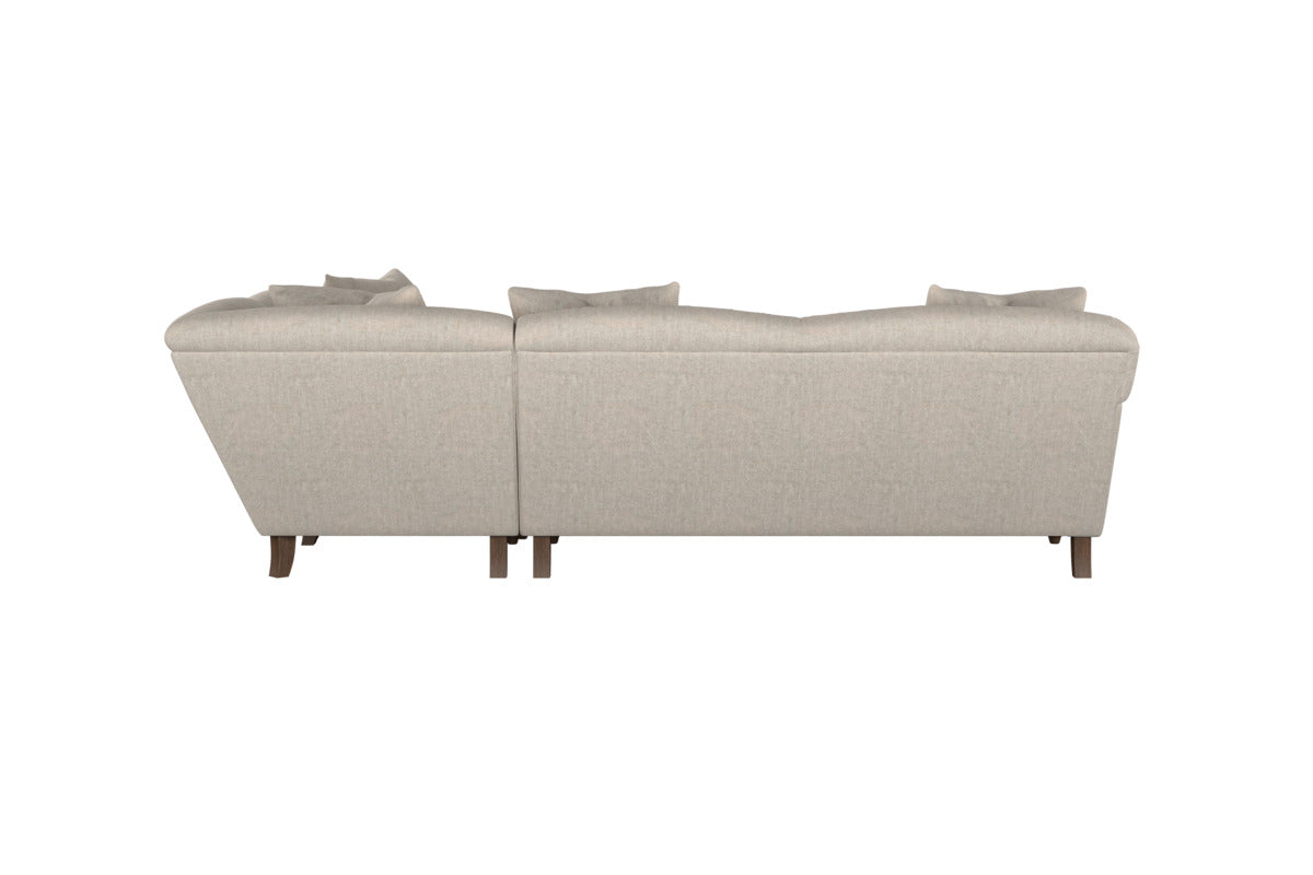 Deni Large Left Hand Corner Sofa - Brera Linen Natural