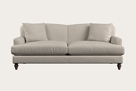 Deni Large Sofa - Brera Linen Natural-MAKE TO ORDER-Nkuku