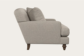 Deni Love Seat - Brera Linen Natural-MAKE TO ORDER-Nkuku
