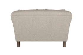 Deni Love Seat - Brera Linen Natural