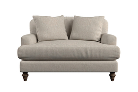 Deni Love Seat - Brera Linen Natural