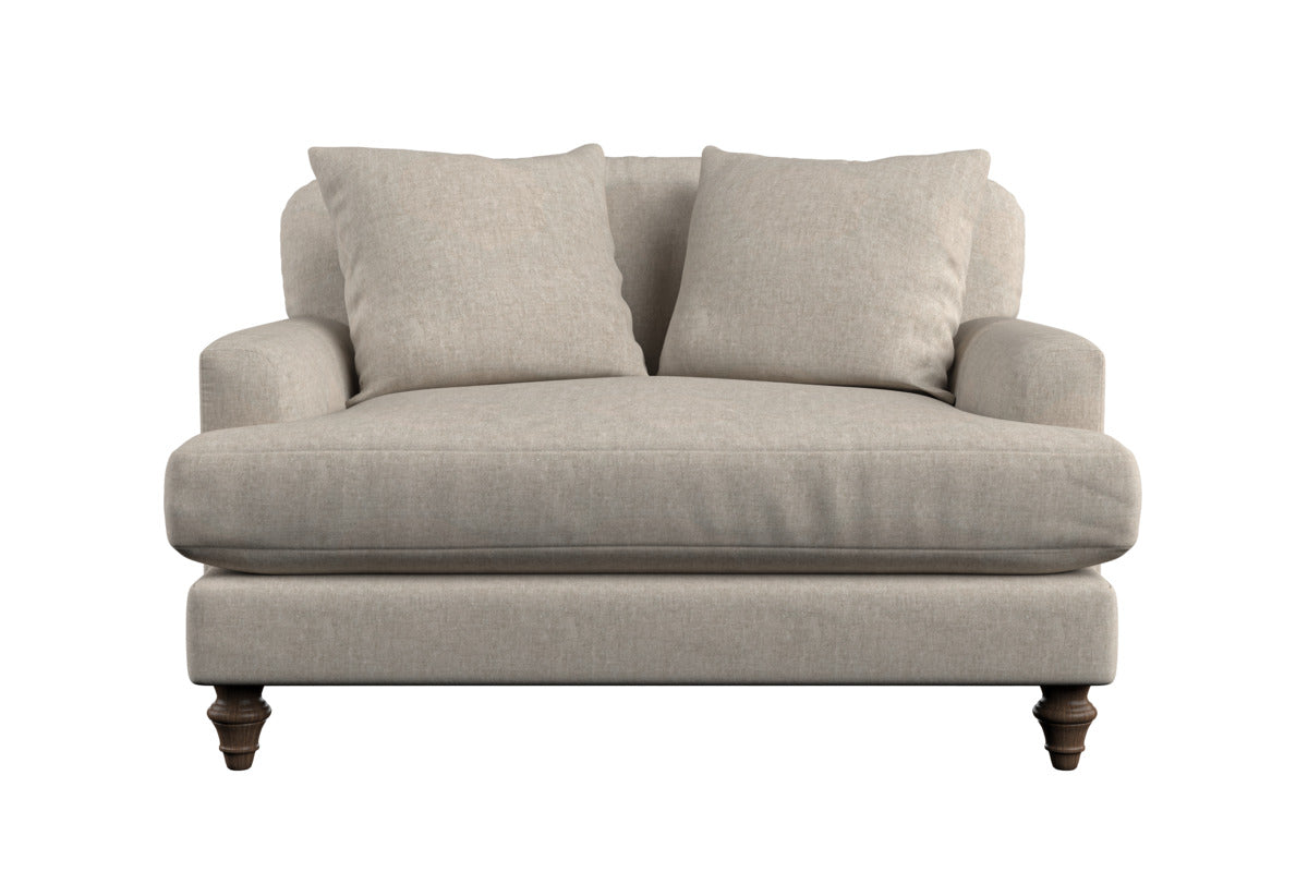 Deni Love Seat - Brera Linen Natural