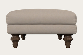 Deni Medium Footstool - Brera Linen Natural