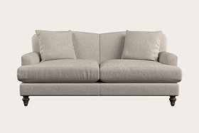 Deni Medium Sofa - Brera Linen Natural-MAKE TO ORDER-Nkuku