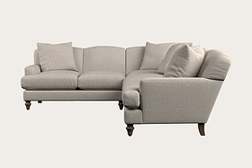 Deni Super Grand Left Hand Corner Sofa - Brera Linen Natural