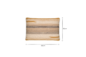 Aravali Wool Cushion Cover - Ochre