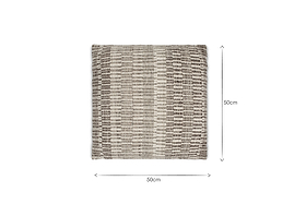 Aahna Wool Cushion Cover - Charcoal
