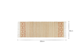 Akari Jute & Cotton Runner - Natural