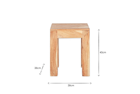 Anbarasi Acacia Side Table - Natural