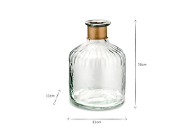Chara Hammered Bottle - Lines