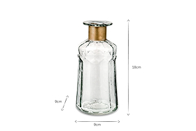 Chara Hammered Bottle - Decorative