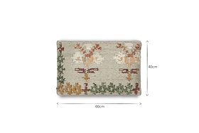 Dantri Jute & Cotton Cushion Cover - Soft Grey