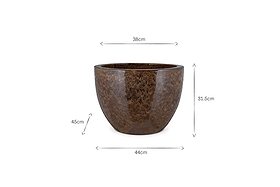 Dunai Terracotta Planter - Brown