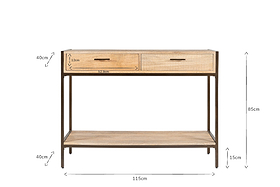 Dasai Mango Wood Console Table
