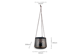 Endo Reclaimed Iron Hanging Planter