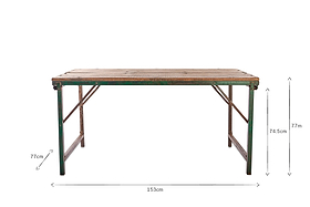 Ishan Reclaimed Folding Dining & Coffee Table