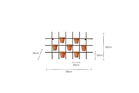 Jara Terracotta Wall Hung Planter