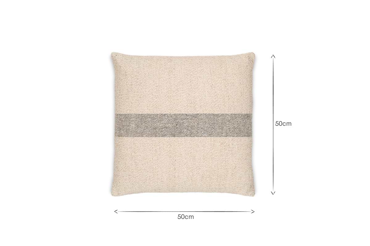 Kallu Wool & Cotton Cushion Cover - Natural