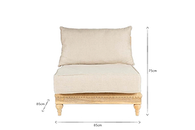 Krissa Modular Sofa - Extension-SOFAS-Nkuku