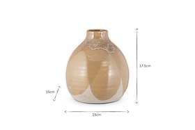 Lucia Ceramic Vase - Terracotta Mix