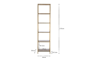 Mahi Shelving Unit - Narrow