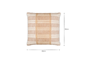 Nayika Cotton Cushion Cover - Rust