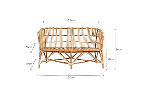 Nesari Rattan Sofa