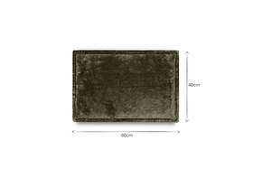 Pilani Velvet & Linen Cushion Cover - Moss
