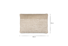 Puli Recycled Linen Cushion Cover - Natural