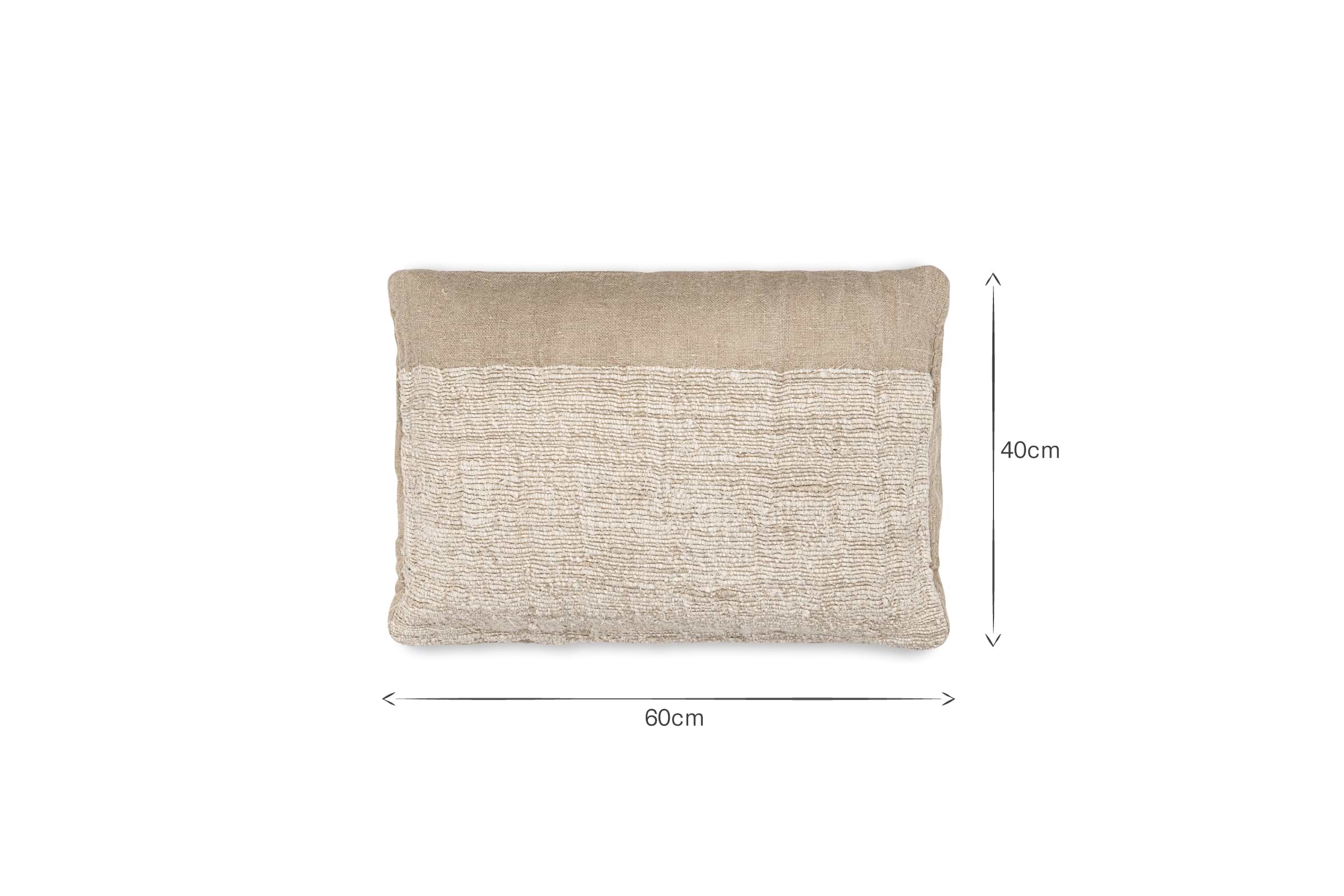 Puli Recycled Linen Cushion Cover - Natural