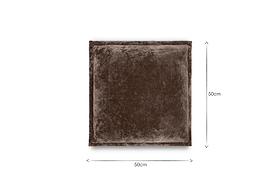 Renwal Velvet & Linen Cushion Cover - Brown