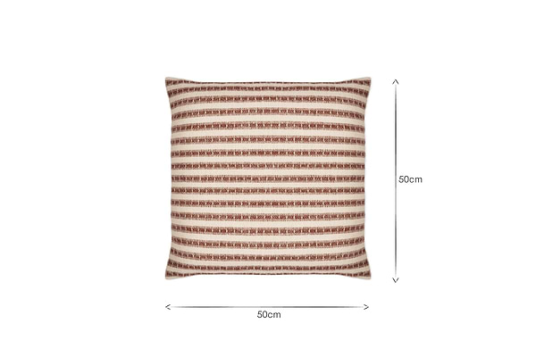 Sanval Wool Cushion Cover - Burgundy