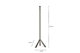 Sahhil Metal Tripod Floor Lamp - Antique Bronze