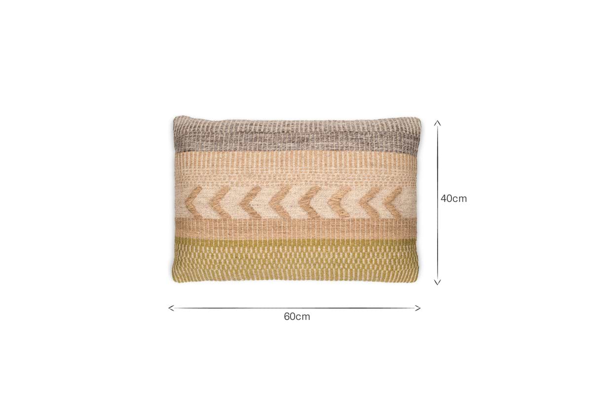 Tuleeka Wool Cushion Cover - Ochre
