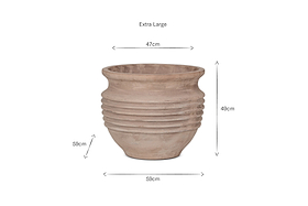 Ullu Terracotta Planter - Terracotta