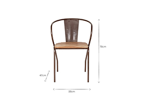 Vivika Outdoor Dining Chair - Natural