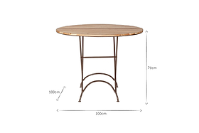 Vivika Outdoor Dining Table - Natural