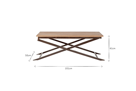 Yatin Outdoor Coffee Table - Natural