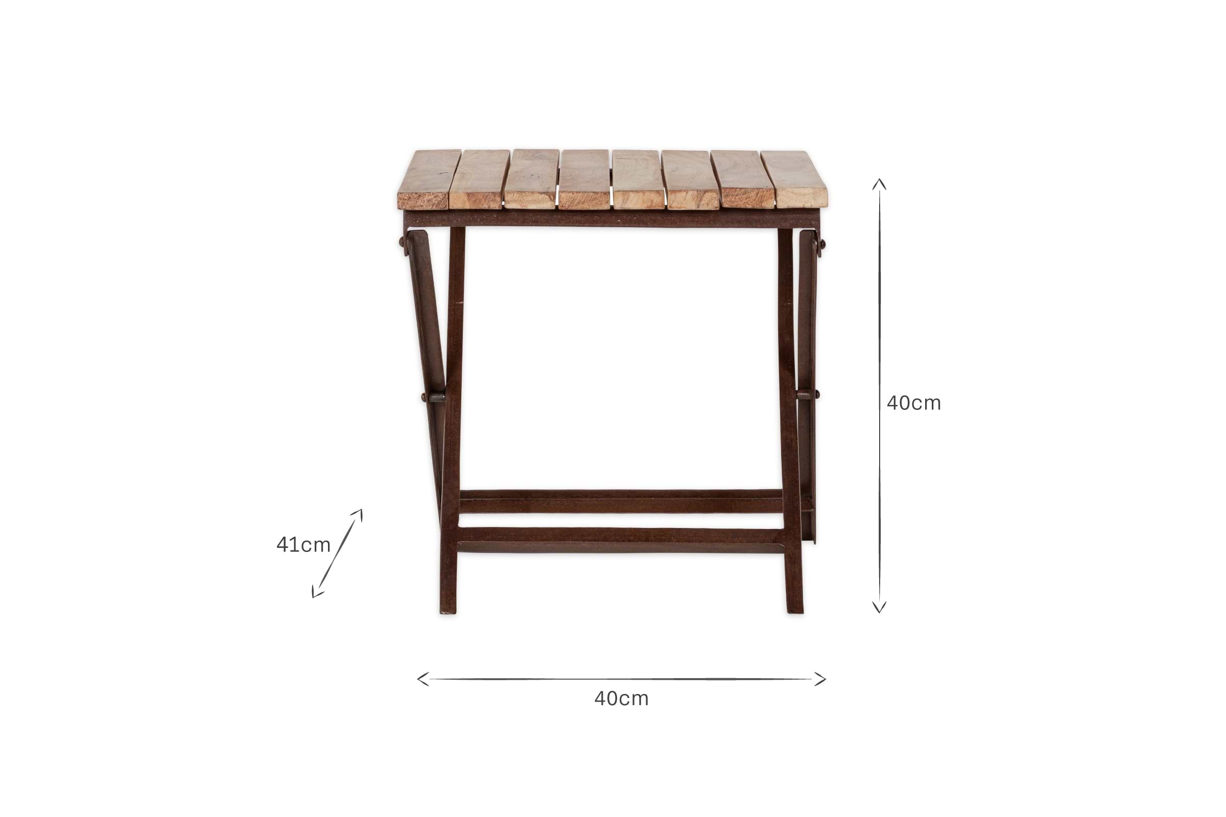 Yatin Outdoor Side Table - Natural