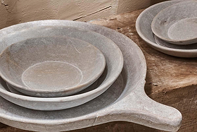 Darassa Stone Platter-SERVEWARE-Nkuku