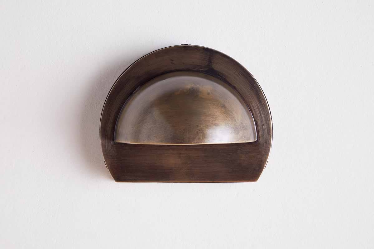 Datu Outdoor Wall Lamp - Antique Brass