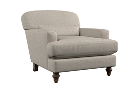 Deni Armchair - Brera Linen Indigo